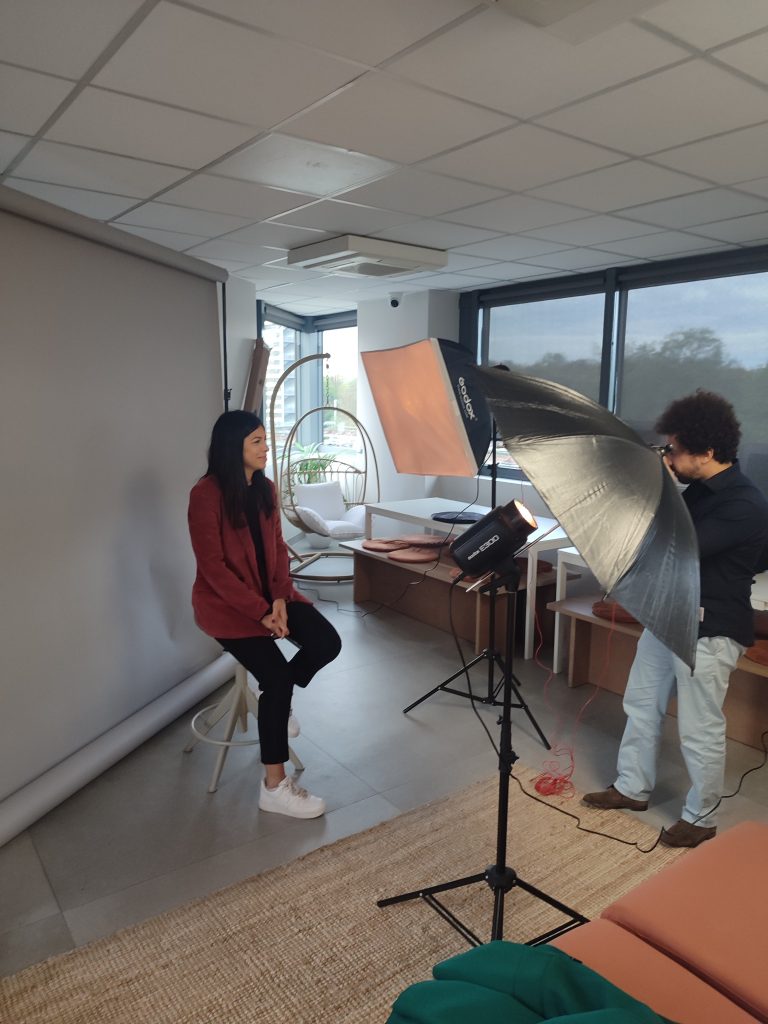 Studio photo chez coworking co'loc