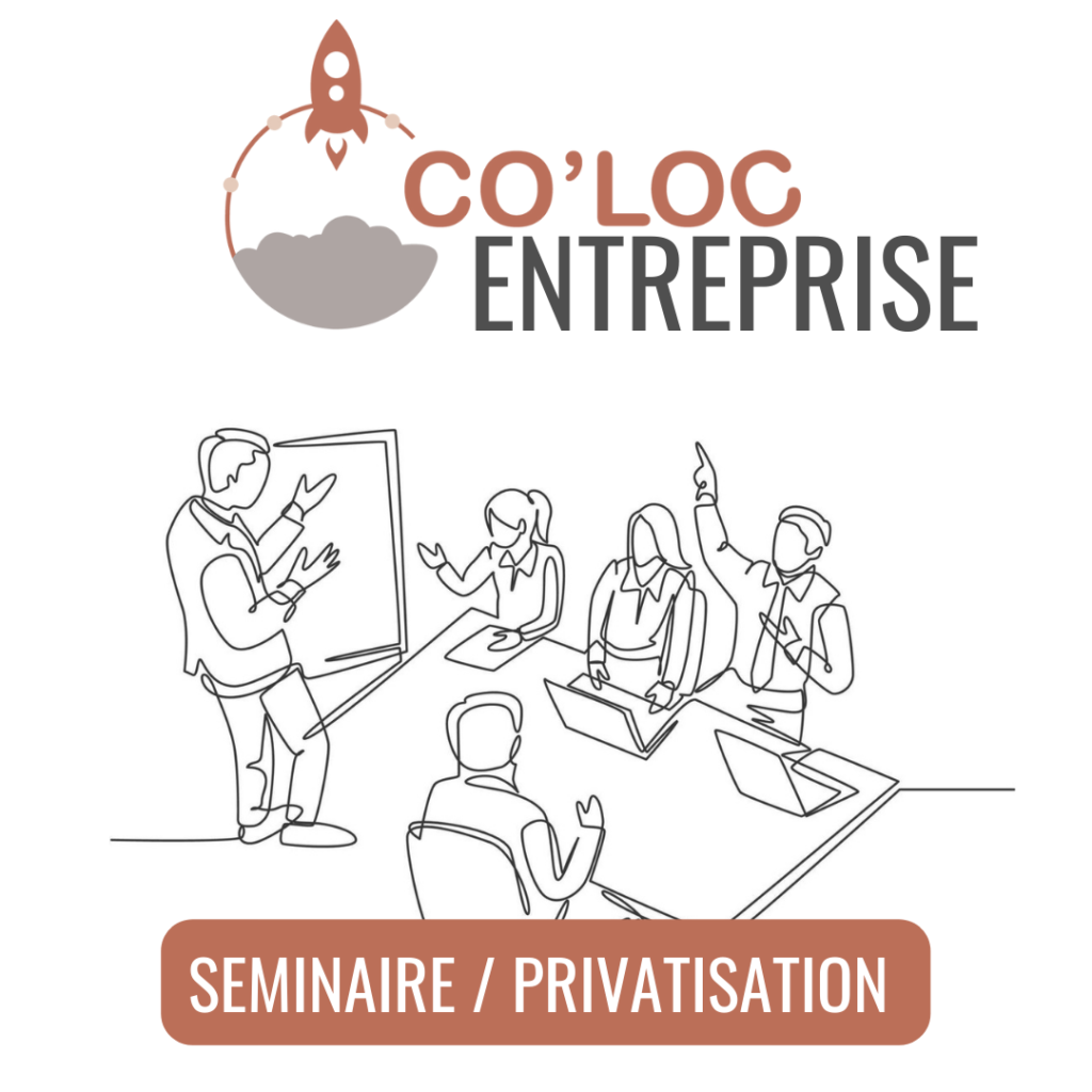 CO'LOC Entreprise, espace de séminaire pour des réunions en face du RER A